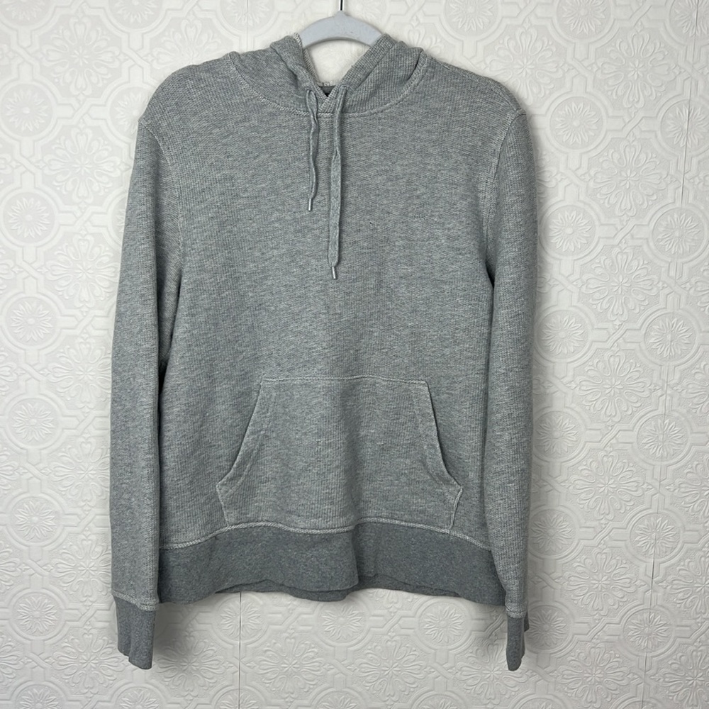 Michael Kors Hoodie Terry Cloth Grey Soft Warm Classic Sweatshirt Fleece